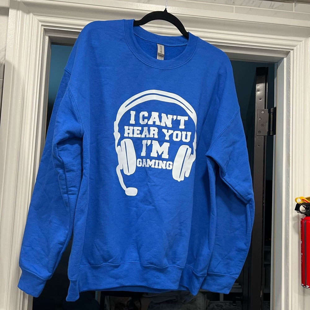 “I can’t hear I am gaming” Headphones Sweatshirt